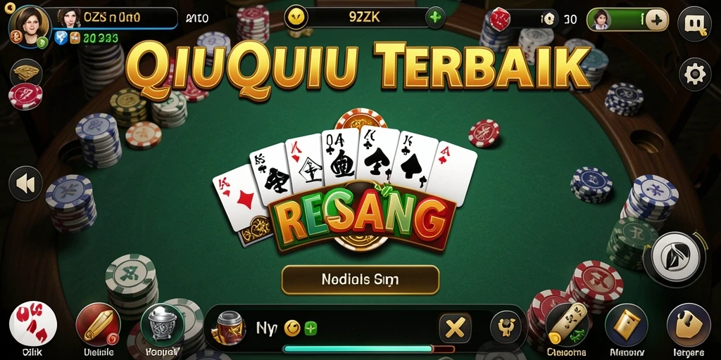 Screenshot gameplay seru dari 9ZK dalam permainan QiuQiu.