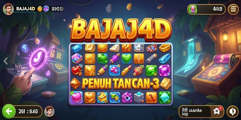 Screenshot utama BAJAJ4D menampilkan gameplay Match-3 yang seru.