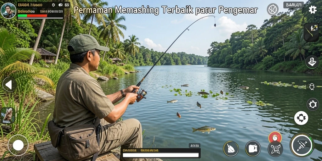 Tangkapan ikan besar dalam gameplay BARU01 yang menegangkan.