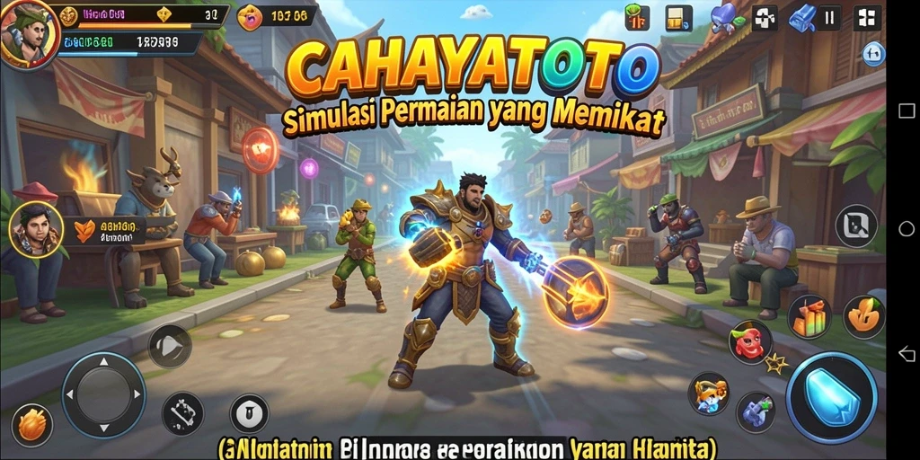 Tampilan gameplay menarik dari CAHAYATOTO yang memikat.