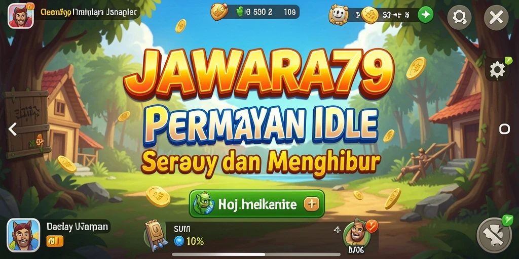 Tampilan gameplay JAWARA79 yang memikat dengan mekanisme Idle.