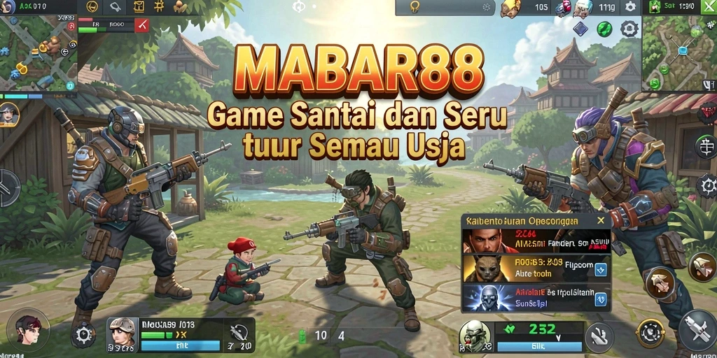 Screenshot utama MABAR88 menampilkan gameplay yang seru dan menghibur.