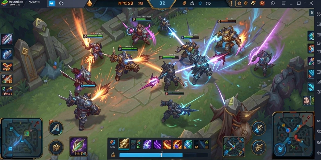 Screenshot gameplay MPO08 menampilkan aksi seru dan karakter unik.