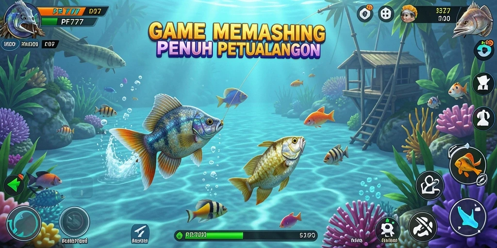 Tampilkan pengalaman memancing yang seru dan mengasyikkan dalam PF777.