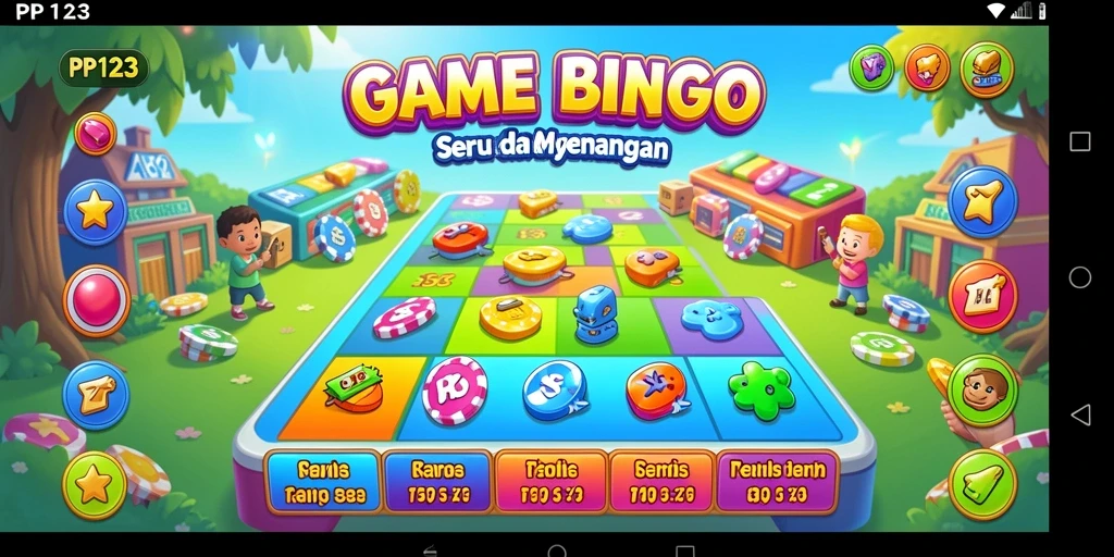Tampilan gameplay seru dari aplikasi Bingo PP123.