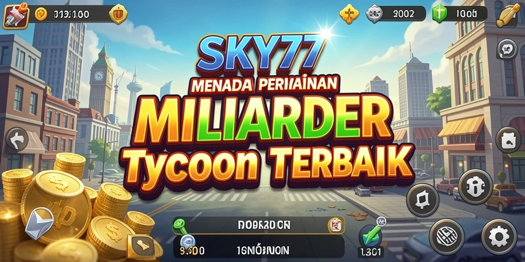 Gameplay seru dan menantang dari SKY77 dalam dunia Tycoon.
